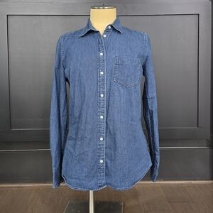 J. Crew Denim Button Down Shirt